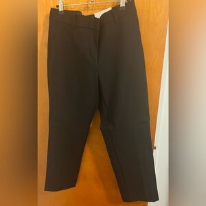 Ann Taylor size 6 curvy black ankle dress pants NWT
